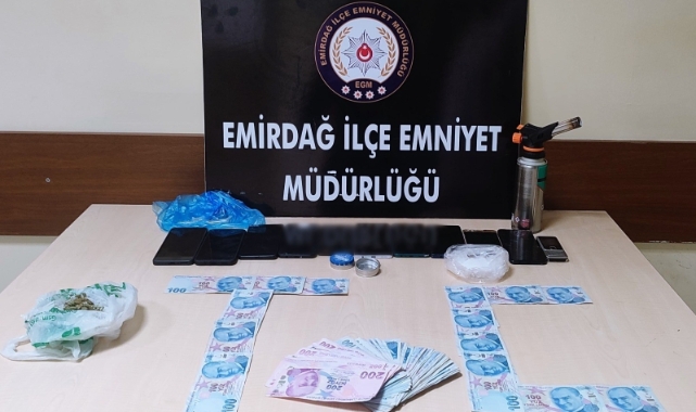 Afyonkarahisar’da uyuşturucu operasyonunda 35 gözaltı