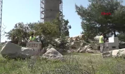 Antalya'da tsunamide yıkılan 2 bin yıllık deniz fenerinin çalışmaları bitiyor