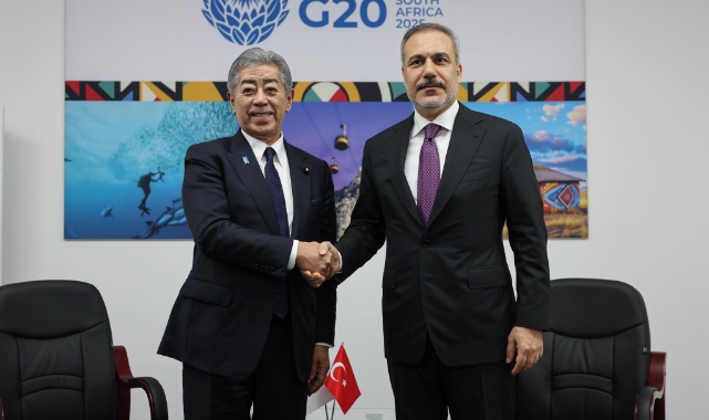 Bakan Fidan, Japon mevkidaşı Iwaya ile görüştü