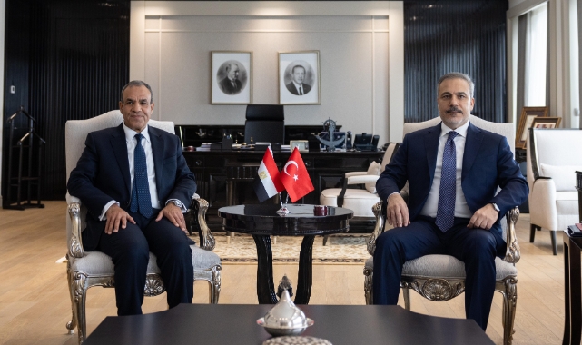 Bakan Fidan Mısırlı mevkidaşı ile bir araya geldi
