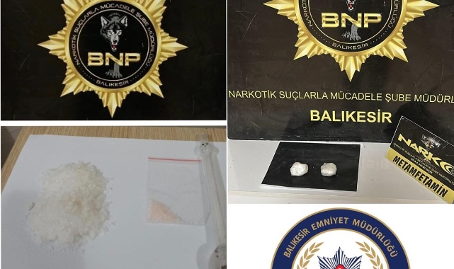 Balıkesir'de uyuşturucu operasyonu: 4 gözaltı