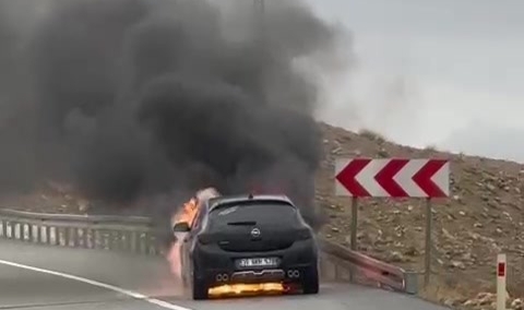 Batman'da panik anları! Bir anda alev aldı