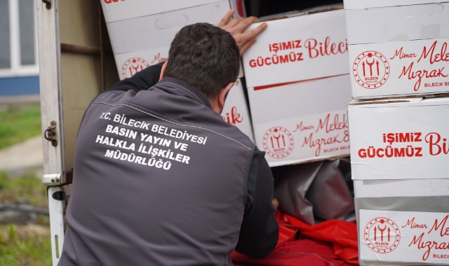 Bilecik Belediyesinden deprem bölgesine yardım