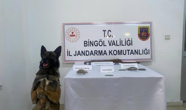 Bingöl’de uyuşturucu madde ve 3 adet tüfekle ele geçirildi