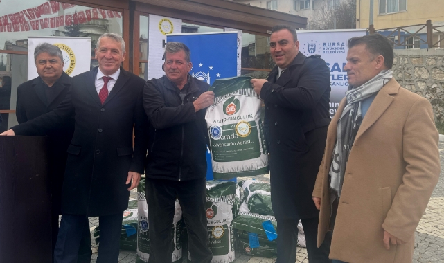Bursa Büyükşehir’den çiftçiye tohum desteği