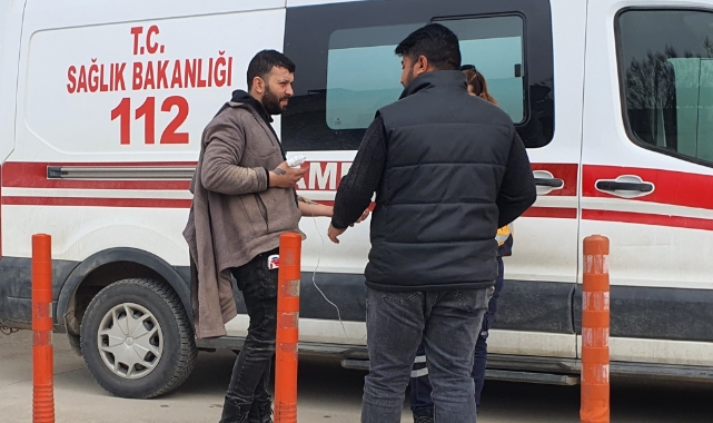 Bursa'da elini testereye kaptıran işçinin parmağı koptu