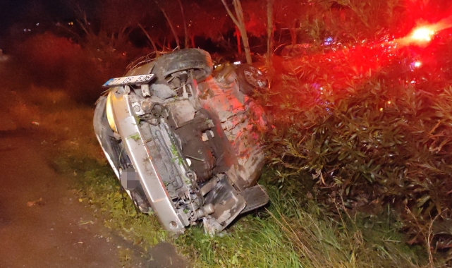 Bursa'da iki otomobil çarpıştı: 1 ölü