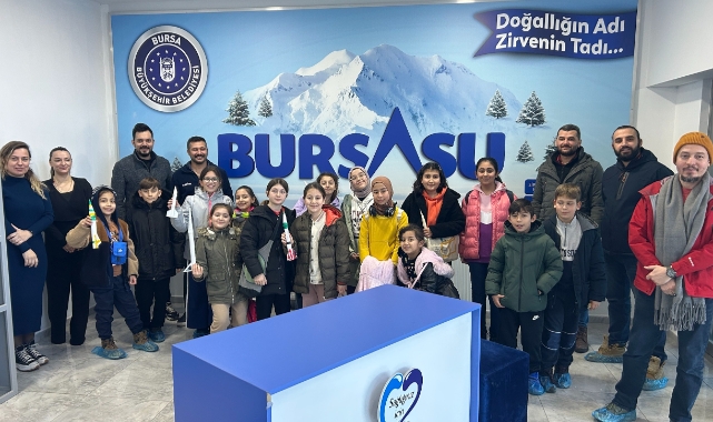 Bursa'da öğrenciler üretimi yerinde inceledi