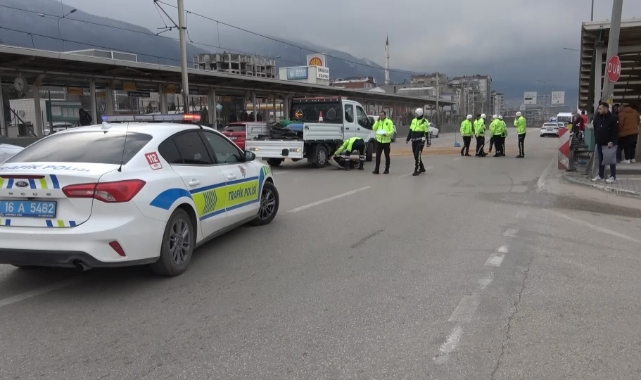 Bursa'da ölümlü kaza kameraya yansıdı