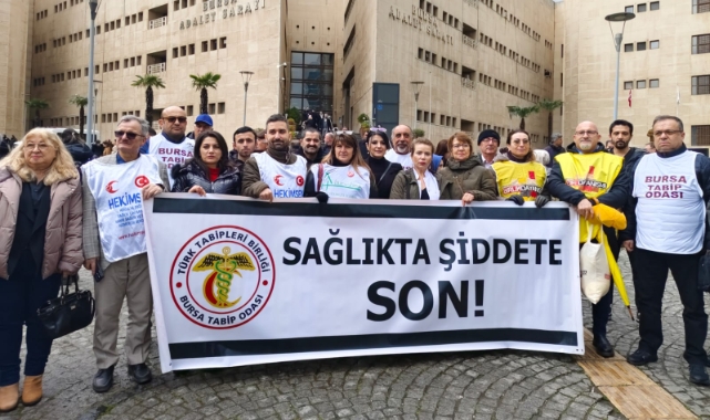 Bursa'da sağlıkçılardan suç duyurusu! "Sağlıkta şiddet politikacıların kullandığı dil yüzünden artıyor"