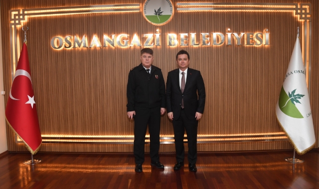 Bursa İl Jandarma Komutanı Tuğgeneral Tataroğlu’ndan Başkan Aydın'a ziyaret!