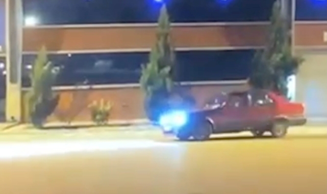 Cadde ortasında drift attı, cezası ağır oldu