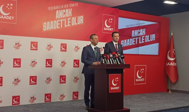 CHP Lideri Özel'den Saadet Partisi Lideri Arıkan'a ziyaret!