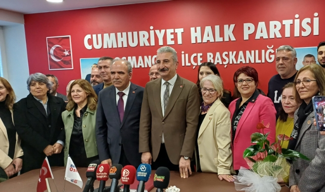 CHP Osmangazi'de Raşit Gürbüz dönemi resmen başladı