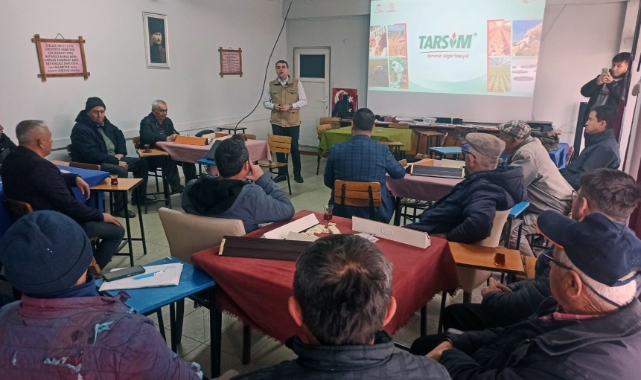 Çiftçilere tarım sigortası bilgilendirmesi