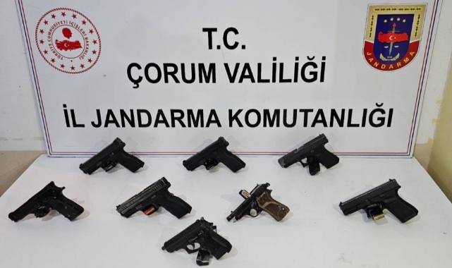 Çorum'da yasa dışı silah ticareti! 1 tutuklama