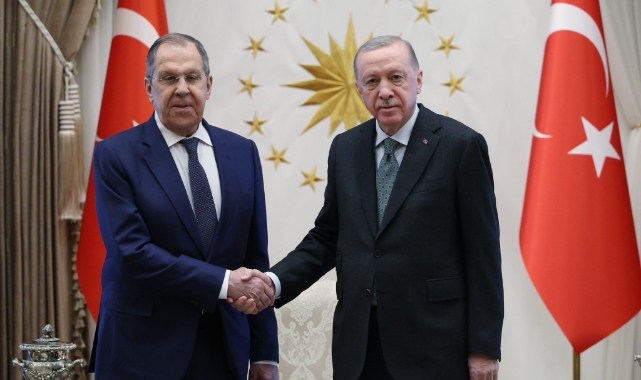 Cumhurbaşkanı Erdoğan Rusya Dışişleri Bakanı Lavrov ile görüştü