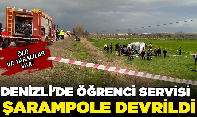 Denizli’ye turnuvaya gelen öğrenciler kaza yaptı! 2 ölü 26 yaralı