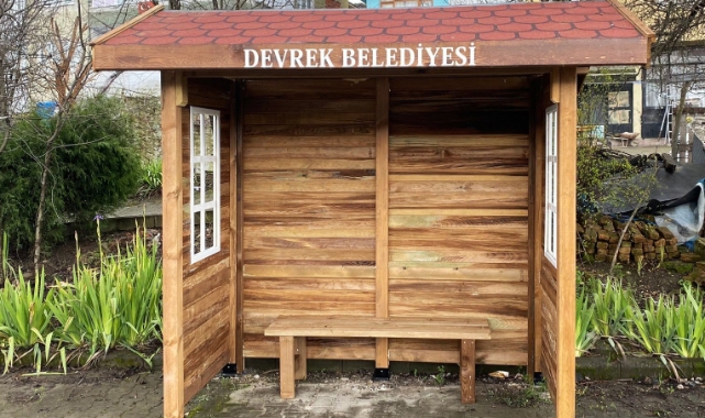 Devrek’te dolmuş durakları yenileniyor