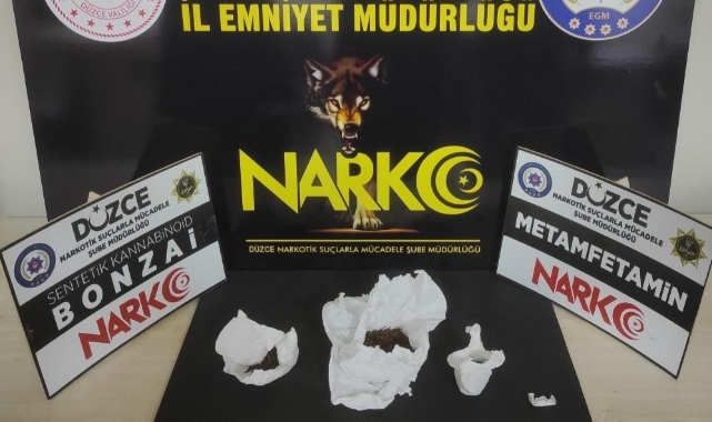 Düzce'de 33 şahsa uyuşturucudan işlem yapıldı