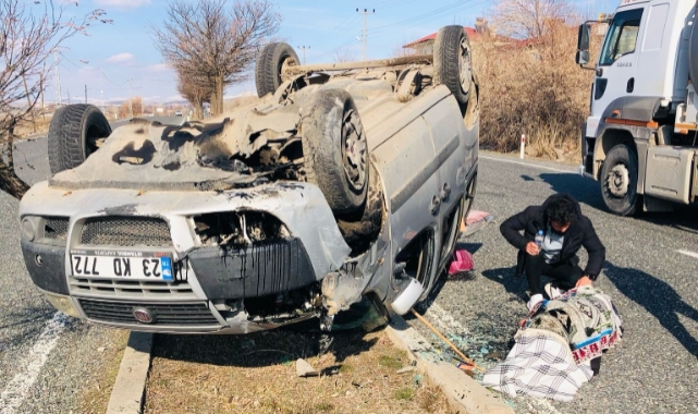 Elazığ'da trafik kazası: 1'i ağır 4 yaralı