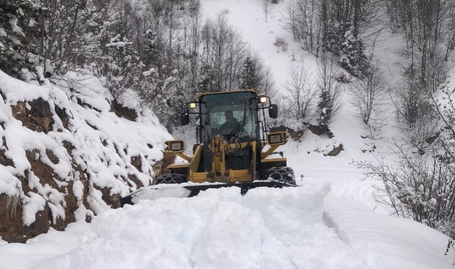 Giresun'da 228 köy yolu ulaşıma kapandı