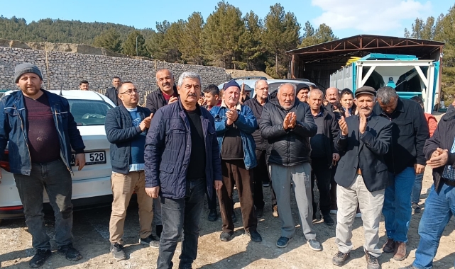 Gölbaşı'nda beton santraline tepki