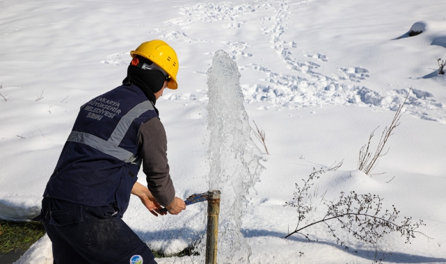Güçlü altyapı için her türlü şartlarda sahadalar