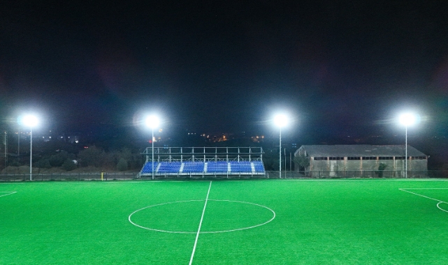 Horsunlu ve Pamukören sahaları yenilendi