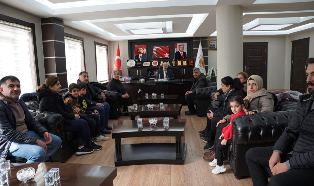 Kahtalı Mıçe'nin ailesinden Kahta Belediyesi'ne teşekkür ziyareti