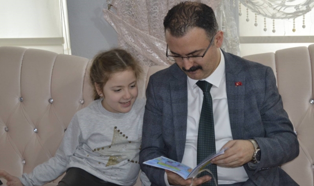 Kaymakam Ateş, öğrencilerin misafiri oldu