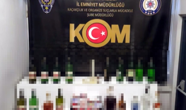 Kayseri’de sahte alkol operasyonu: 1 gözaltı