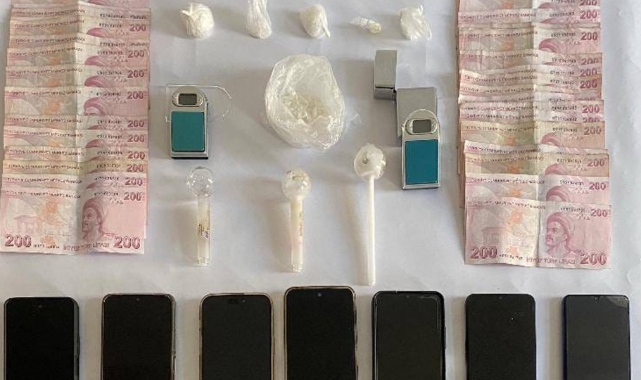 Kırıkkale'de uyuşturucu ticareti şüphesiyle 6 gözaltı!