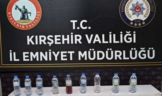 Kırşehir'de kaçak alkol operasyonu!