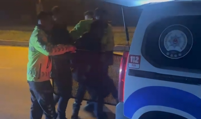 Kovalamacada aracını bırakıp kaçan şahıs yakalandı
