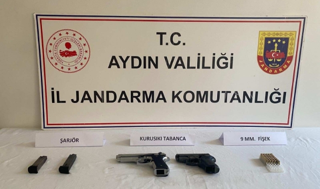 Kuşadası’nda havaya ateş açan şahıslar yakalandı