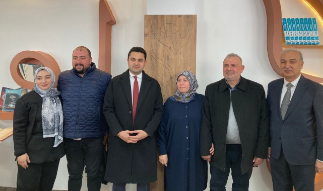 Kütüphanede şehit Halil İbrahim Yiğit’in adı yaşatıldı