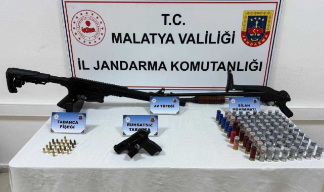 Malatya’da silah ve mühimmat kaçakçılığı operasyonu