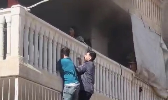 Mardin’de ev yangını: 3 kişi tahliye edildi