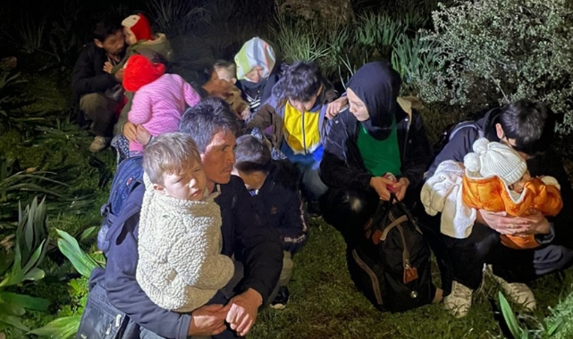 Muğla'da 7’si çocuk 16 düzensiz göçmen yakalandı