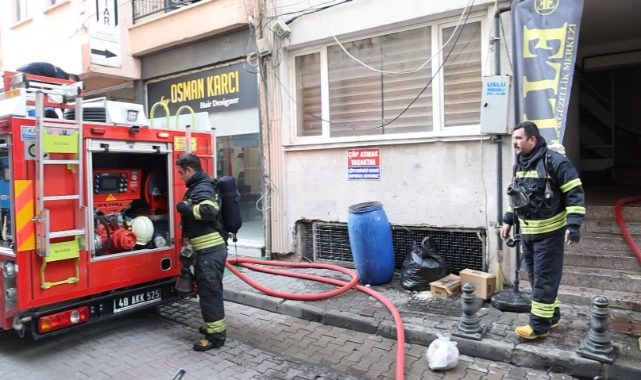 Muğla'da çatı yangını itfaiyeyi seferber etti