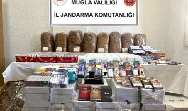 Muğla’da jandarmadan kaçak tütün operasyonu!