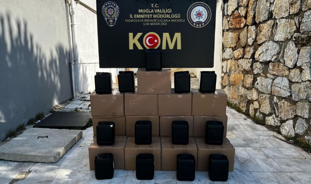 Muğla’da kaçak alkol operasyonu