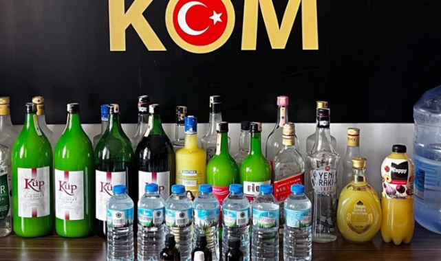Muğla'da kaçak içki operasyonu!