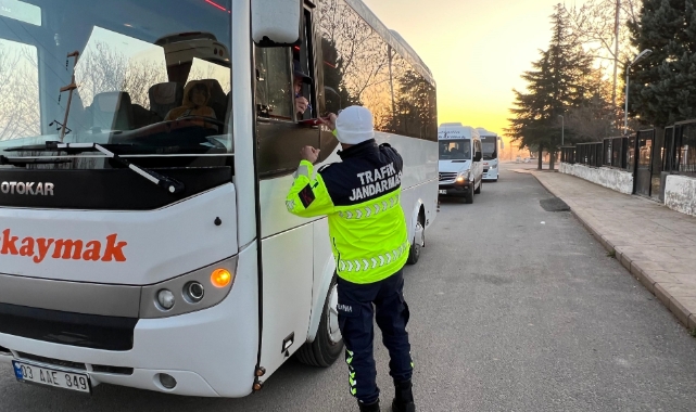 Öğrenci servisleri denetlendi