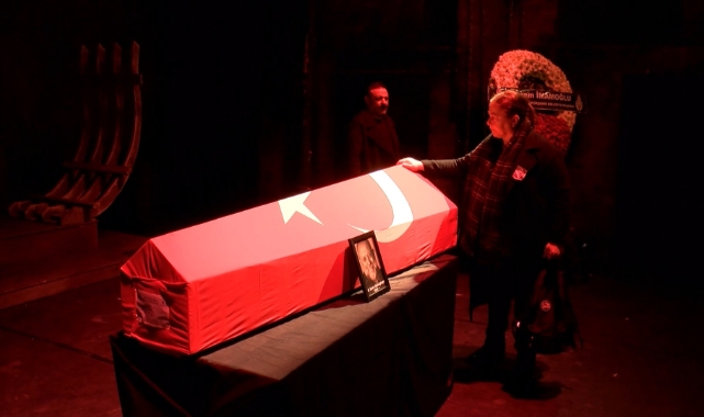 Oyuncu Emin Gümüşkaya için tören düzenlendi