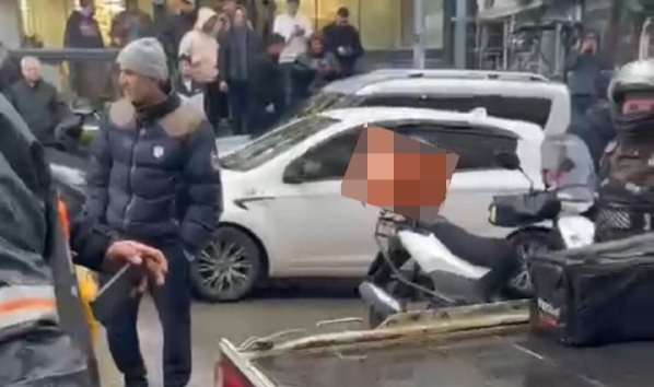Pendik’te aynasını kıran motokuryeyi aracıyla ezdi