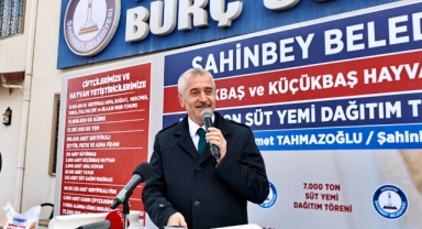 Şahinbey'den çiftçilere 7 bin ton hayvan yemi desteği