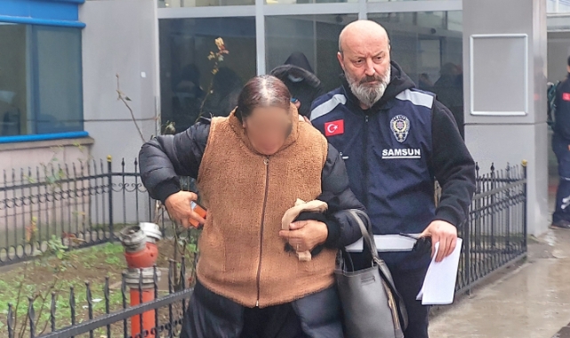 Samsun'da hırsızlıktan 4 yıl hapis cezası bulunan kadın yakalandı