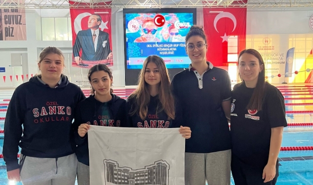 SANKO Okulları Yüzme Takımı bölge şampiyonu oldu